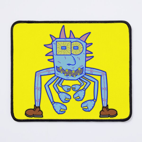 Item preview, Squeenal - Crab Creature - Crab Monster - Yellow Background designed and sold by Squeenal461.
