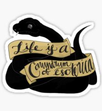 the incredibly deadly viper Sticker