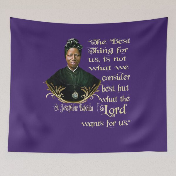Item preview, St Josephine Bakhita Catholic Saint designed and sold by hispanicworld.