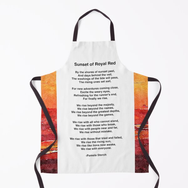 Item preview, Sunset of Royal Red Poem designed and sold by Pamela Storch.