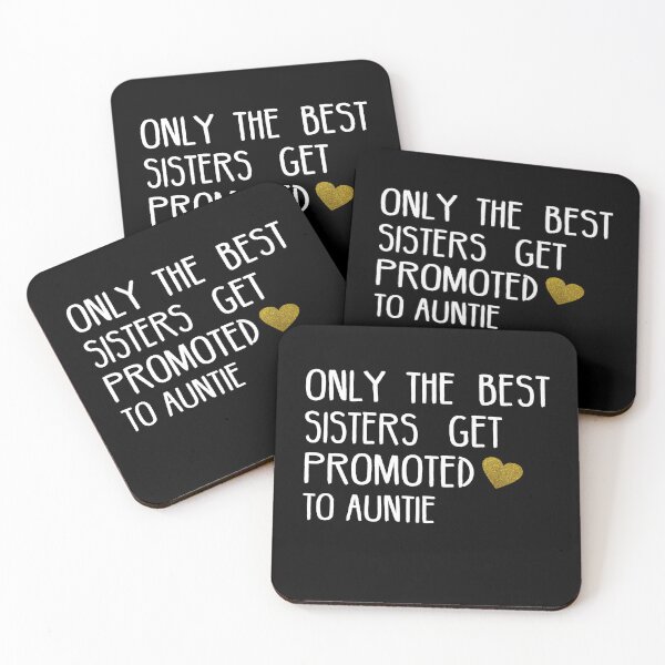 Item preview, Only the best sisters get promoted to auntie | pregnancy announcement designed and sold by The-Meraki-Man.