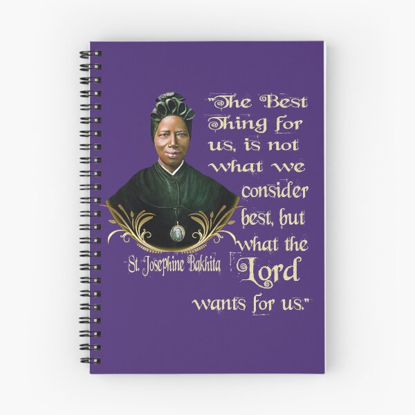 Item preview, St Josephine Bakhita Catholic Saint designed and sold by hispanicworld.