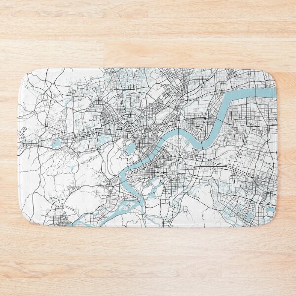 Item preview, Hangzhou City Map of Zhejiang, China - Circle designed and sold by deMAP.