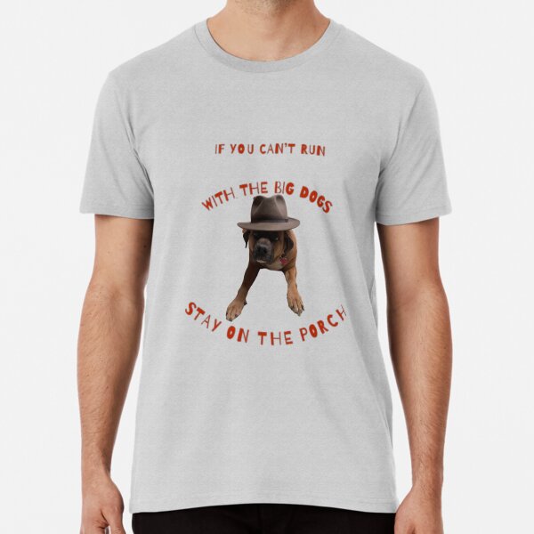 Run with The Big Dogs T-Shirt 6X / Gray Heather