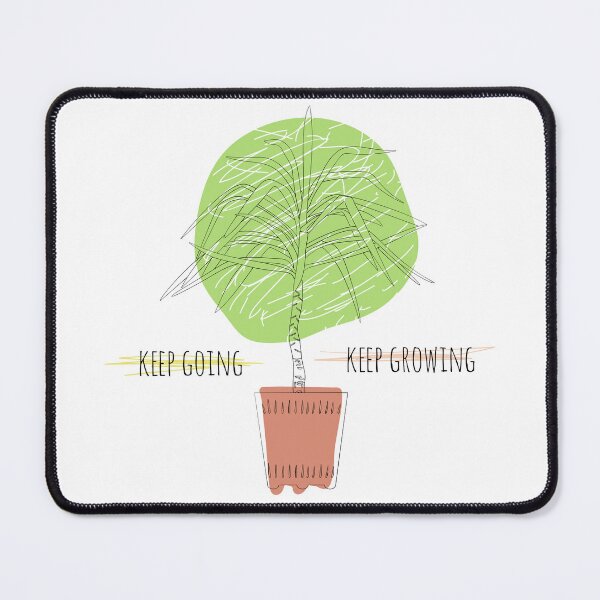 Item preview, Keep Going, Keep Growing - Inspirational Boho Style Plant Quote designed and sold by Naturalist Prints.