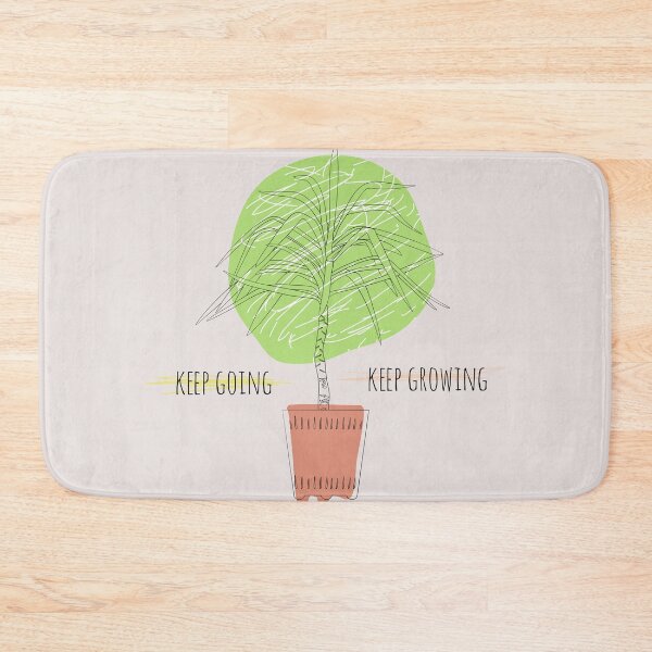 Item preview, Keep Going, Keep Growing - Inspirational Boho Style Plant Quote designed and sold by Naturalist Prints.