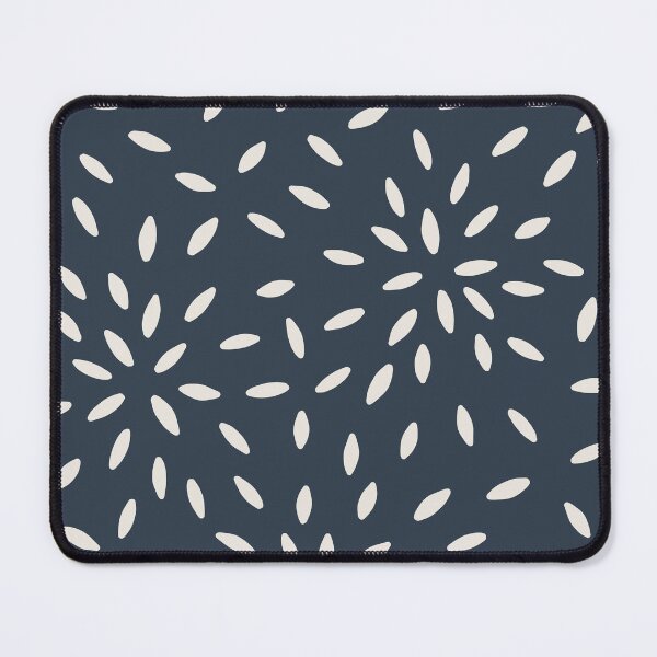 Item preview, Fireworks Flowers - Naval Blue & Alabaster White designed and sold by NolkDesign.