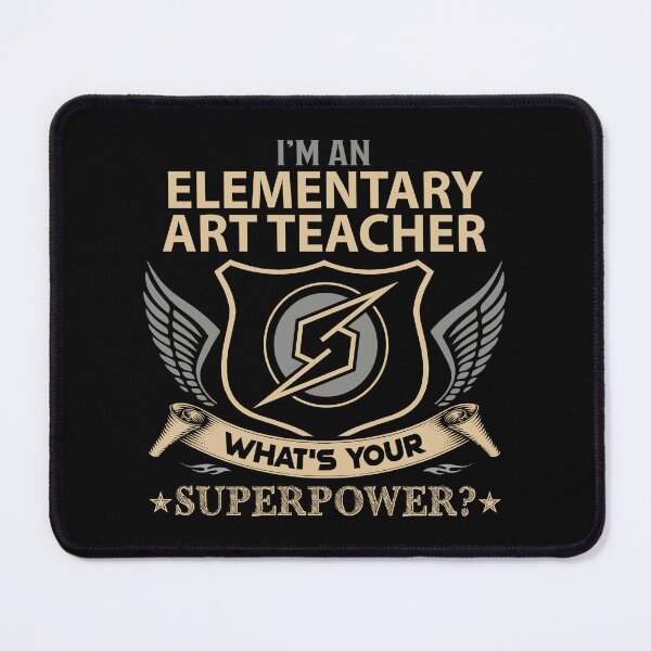 Item preview, Elementary Art Teacher T Shirt - What Is Your Superpower Job Gift Item Tee designed and sold by nutallrosario.