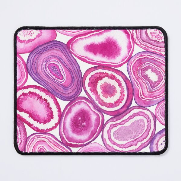 Item preview, Pink agate watercolor designed and sold by Katerina Mitkova Kirilova.