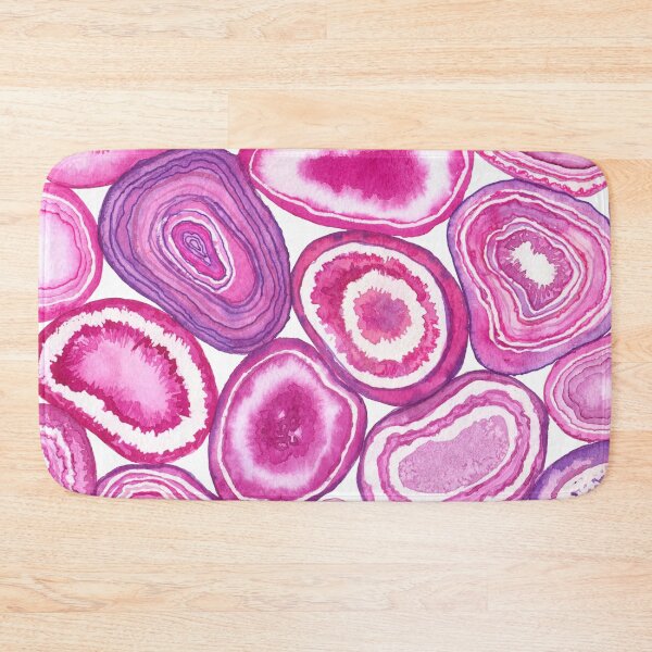Item preview, Pink agate watercolor designed and sold by Katerina Mitkova Kirilova.