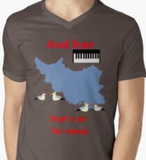 IRAN - Misheard Song Lyric Men's V-Neck T-Shirt