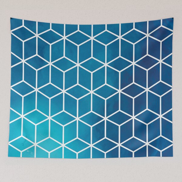 Item preview, Seamless isometric cubes pattern designed and sold by darshants.