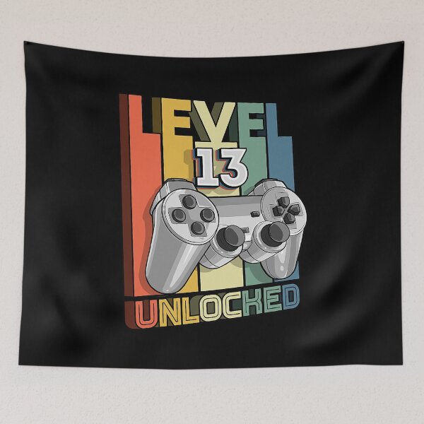 Item preview, Level 13 Unlocked 13th Birthday Matching Video Game designed and sold by PrincessBrogan.