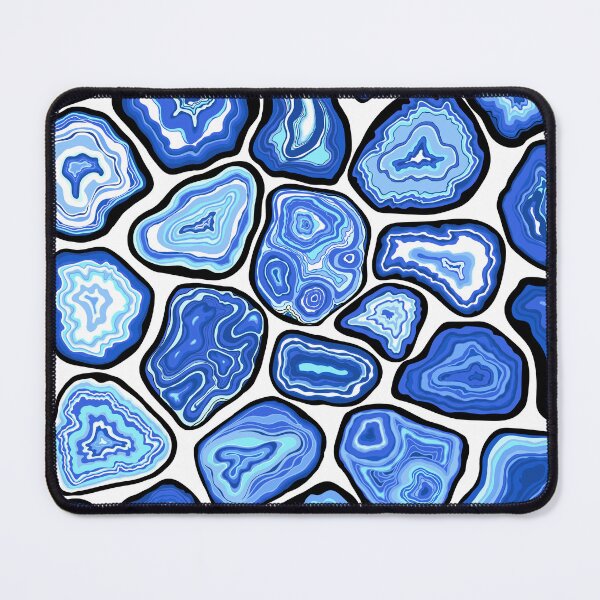 Item preview, Blue agate slices designed and sold by Katerina Mitkova Kirilova.