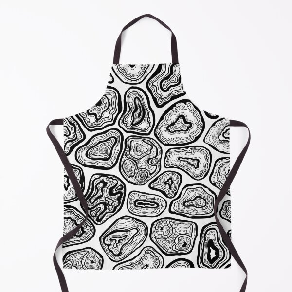 Item preview, Agate slices in black and white designed and sold by Katerina Mitkova Kirilova.