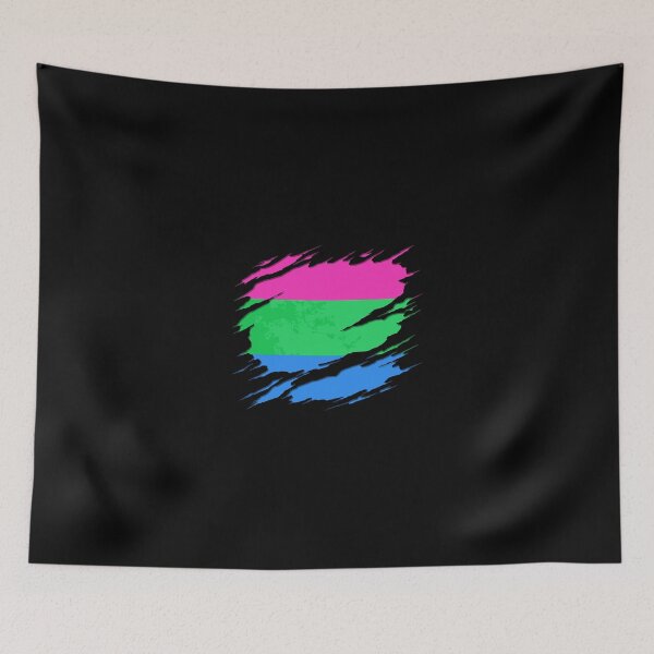 Item preview, Polysexual Pride Ripped Reveal designed and sold by madisonbau.