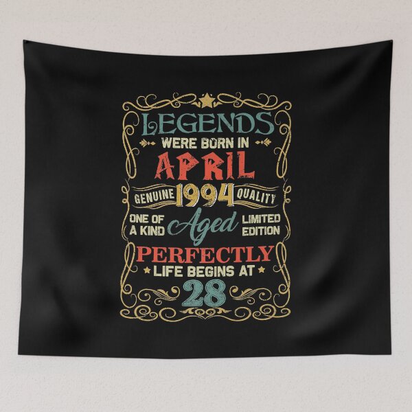 Item preview, Legends Were Born In April 1994 28th Birthday designed and sold by PrincessBrogan.