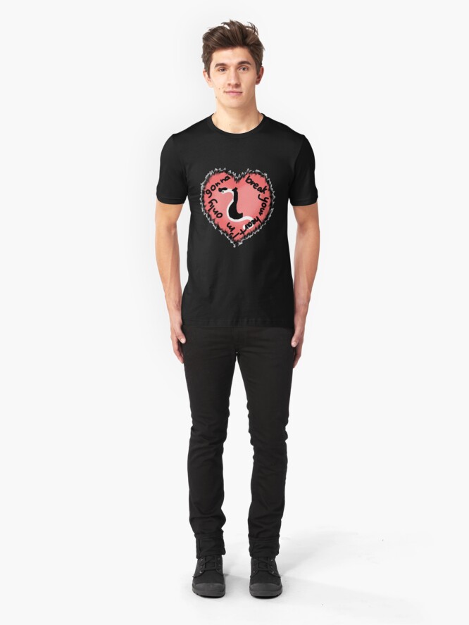 Alternate view of Heartworm Heart throb Slim Fit T-Shirt