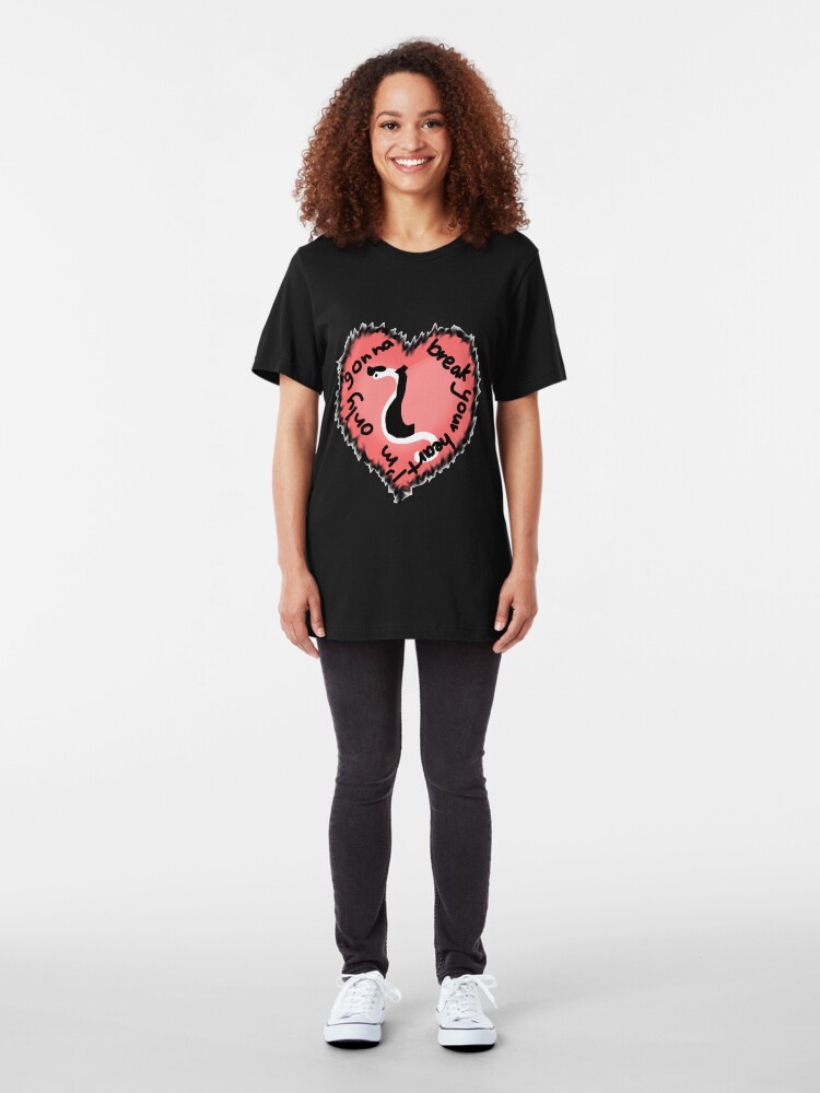 Alternate view of Heartworm Heart throb Slim Fit T-Shirt