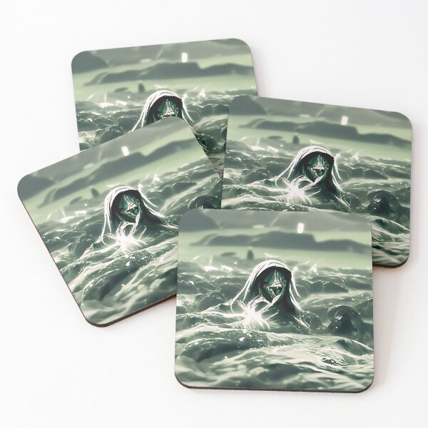Item preview, Genesis ch 1 verse 2 AI interpretation three designed and sold by AILucidDreams.