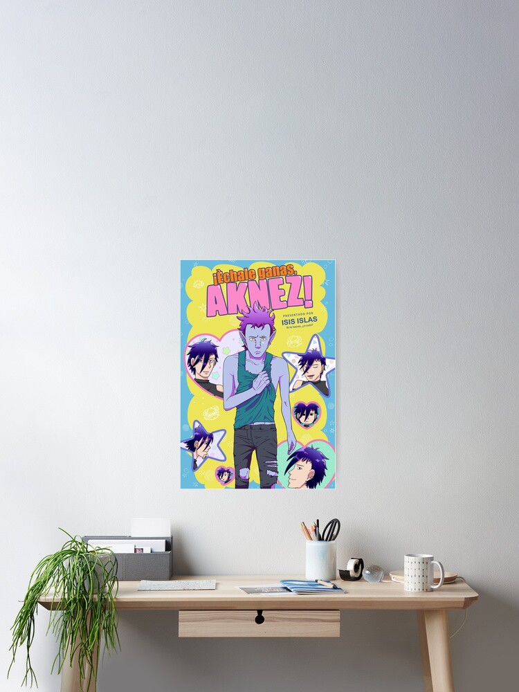 Thumbnail 2 of 3, Poster, Give it a go, Aknez! designed and sold by isisislas.