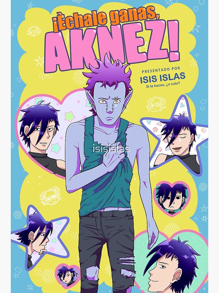 Thumbnail 3 of 3, Poster, Give it a go, Aknez! designed and sold by isisislas.