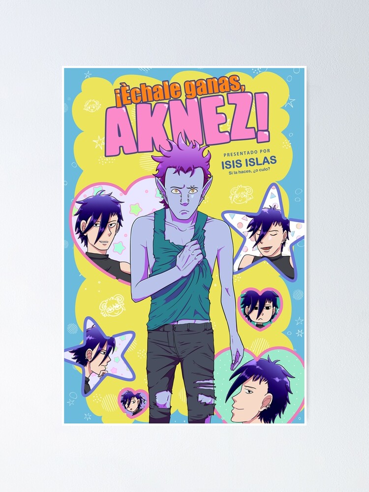 Thumbnail 1 of 3, Poster, Give it a go, Aknez! designed and sold by isisislas.