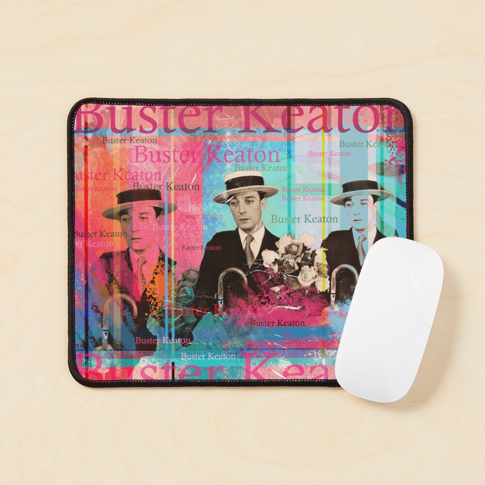 with which he did acrobatic gymnastics across the screen. His films "The General" are famous Mouse Pad