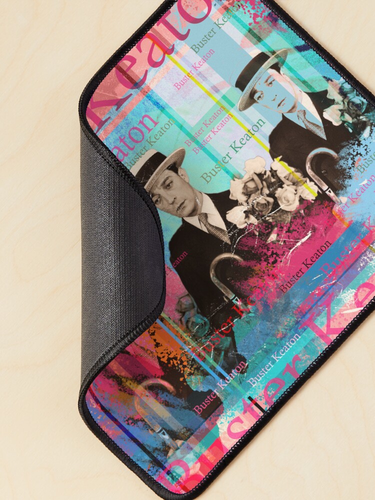 Alternate view of with which he did acrobatic gymnastics across the screen. His films "The General" are famous Mouse Pad