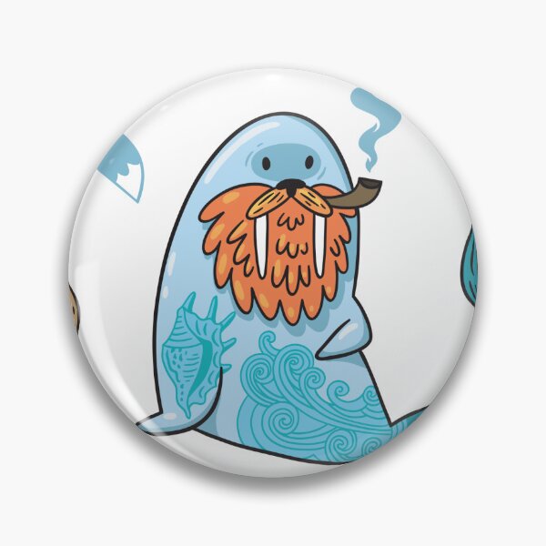 Item preview, Bearded walruses designed and sold by PenguinHouse.