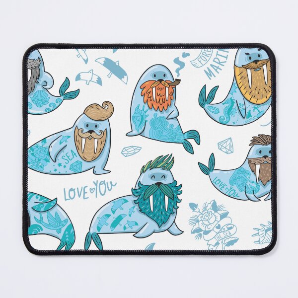Item preview, Bearded walruses designed and sold by PenguinHouse.