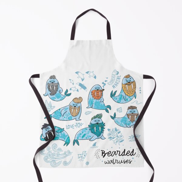 Item preview, Bearded walruses designed and sold by PenguinHouse.