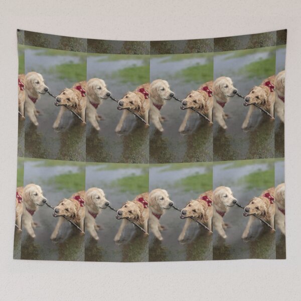 Item preview, Happy golden retrievers designed and sold by Fluffycat2020.