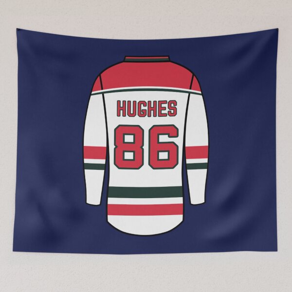 Item preview, Jack Hughes Alternate Jersey   designed and sold by OurBoudoirs.