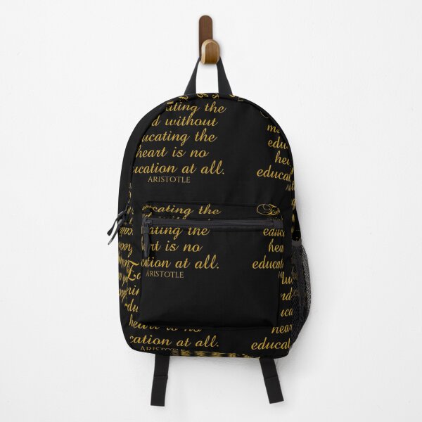 Item preview, Aristotle Quote - Educating The Mind Without Educating The Heart Is No Education At All -  Greek Philosopher - Gold designed and sold by PhiloJourney.