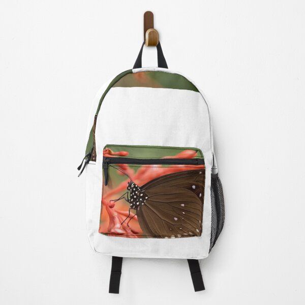 Item preview, Light Brown with Cream Dot Spring Butterfly on Bubbly Flower designed and sold by DeeCeeFashion.