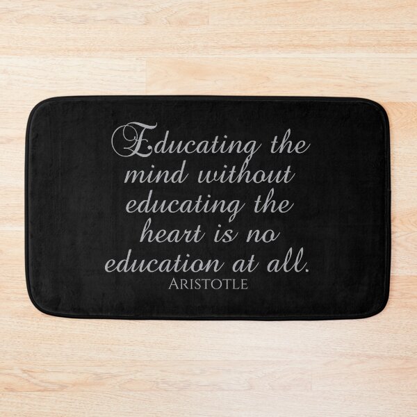 Item preview, Aristotle Quote - Educating The Mind Without Educating The Heart Is No Education At All -  Greece - Silver designed and sold by PhiloJourney.