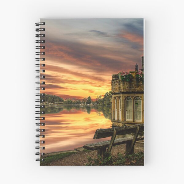 Item preview, Sunset At Newmillerdam Country Park in Wakefield, West Yorkshire. designed and sold by Alisonchambers2.