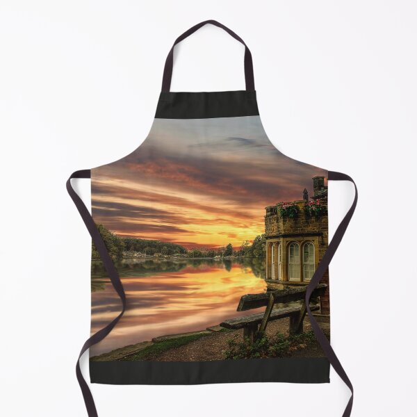 Item preview, Sunset At Newmillerdam Country Park in Wakefield, West Yorkshire. designed and sold by Alisonchambers2.
