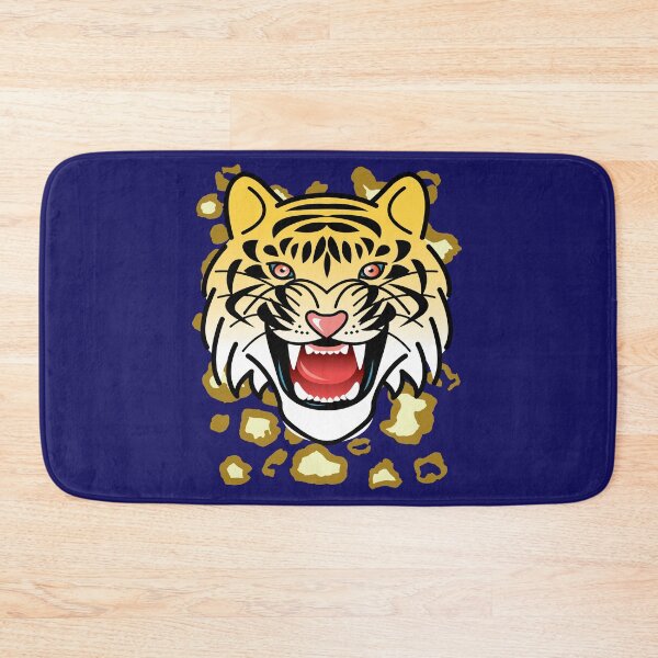 Item preview, Inspire growling mouth open bengal tiger,Red eyes designed and sold by fatydesignspace.
