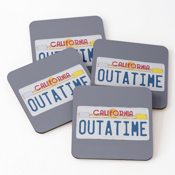 Item preview, OUTATIME Licence Plate designed and sold by thebcarts.