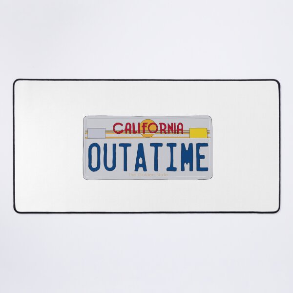 Item preview, OUTATIME Licence Plate designed and sold by thebcarts.