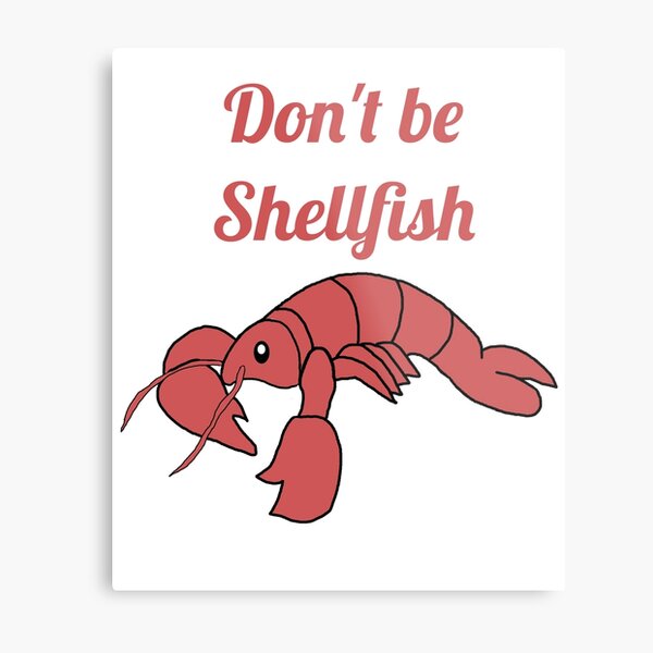 Shellfish Lobster Metal Print
