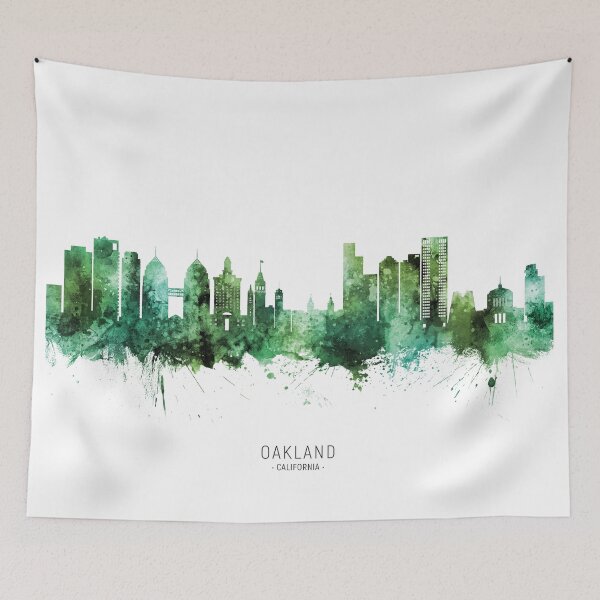 Item preview, Oakland California Skyline designed and sold by ArtPrints.