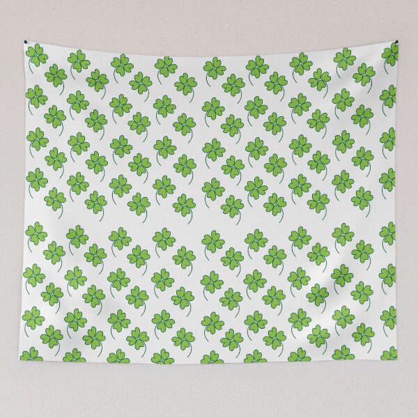 Item preview, 4 Leaf Clover Seamless Pattern designed and sold by Nisha Prabhu.