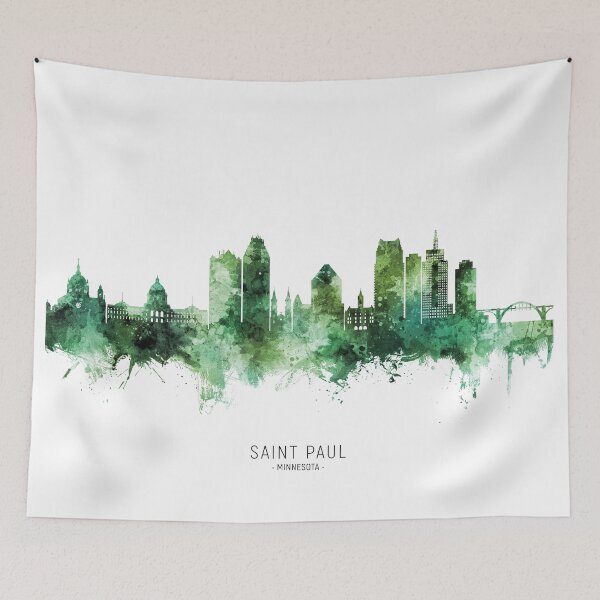 Item preview, Saint Paul Minnesota Skyline designed and sold by ArtPrints.
