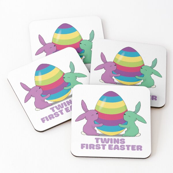 Item preview, Twins First Easter designed and sold by ZennicDesigns.