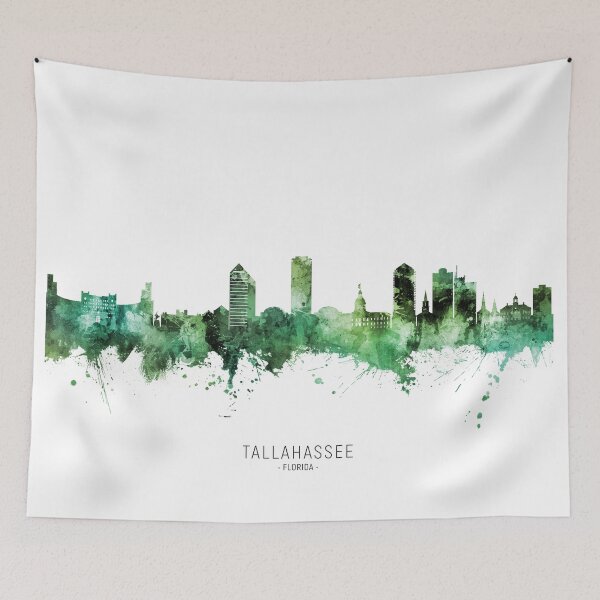 Item preview, Tallahassee Florida Skyline designed and sold by ArtPrints.