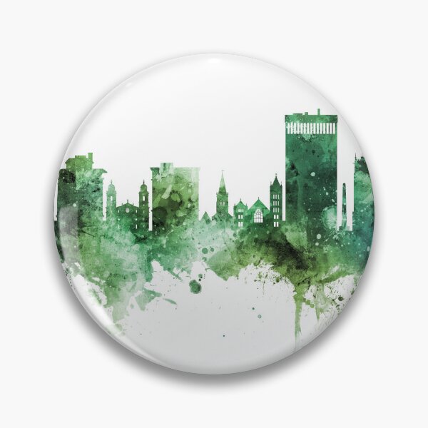 Item preview, Asheville North Carolina Skyline designed and sold by ArtPrints.