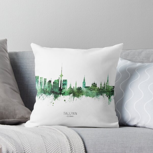 Item preview, Tallinn Estonia Skyline designed and sold by ArtPrints.